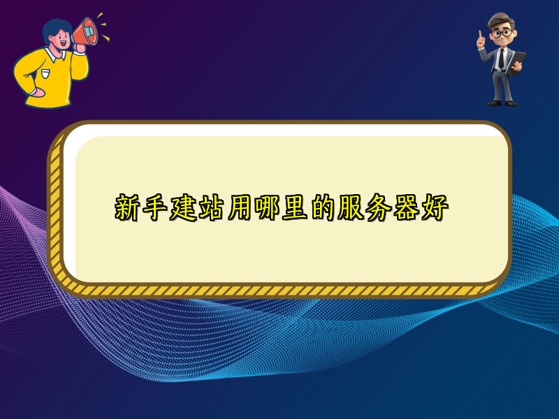新手建站用哪里的服务器好