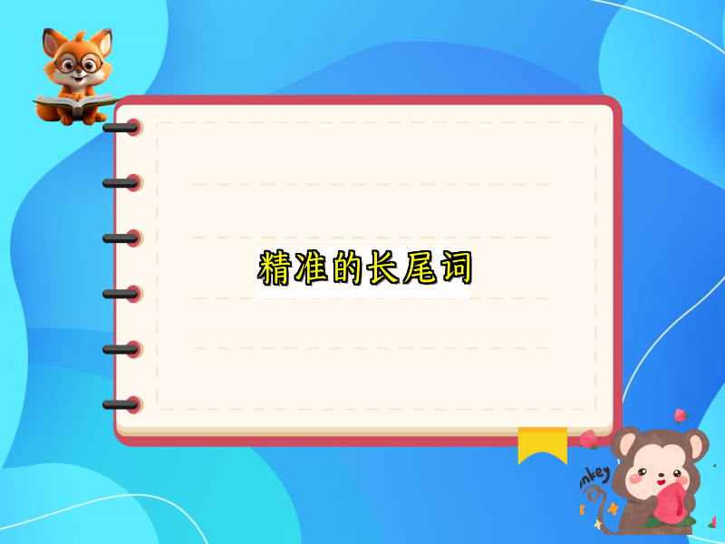 精准的长尾词