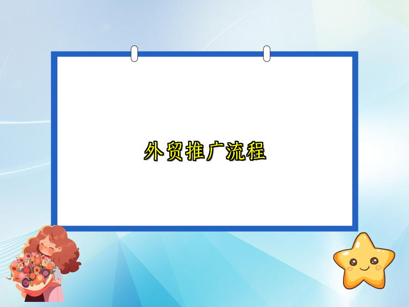 外贸推广流程