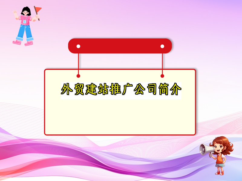外贸建站推广公司简介