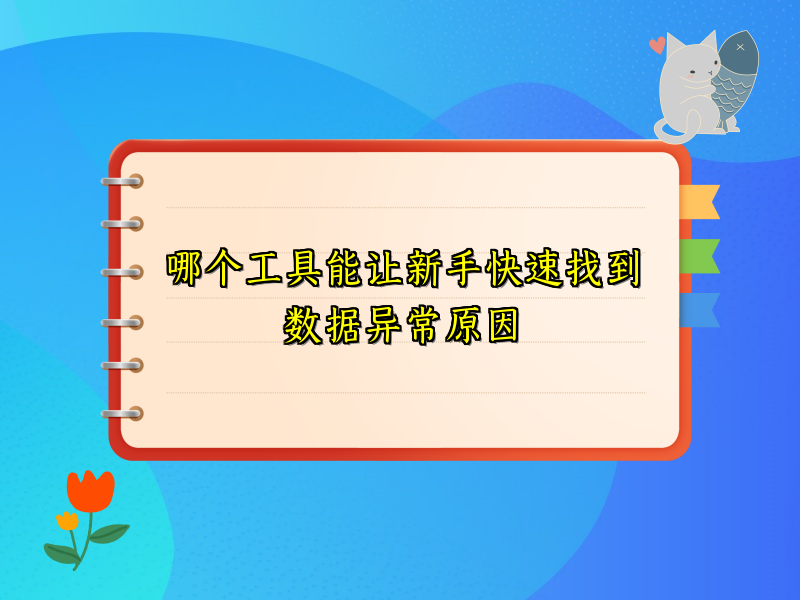 哪个工具能让新手快速找到数据异常原因