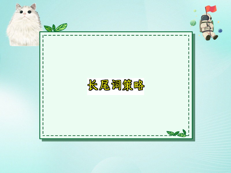 长尾词策略