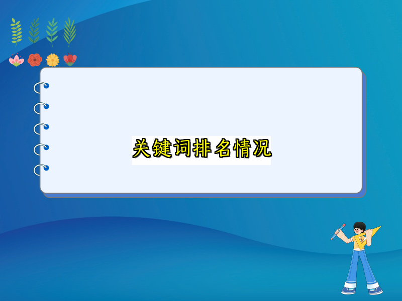 关键词排名情况