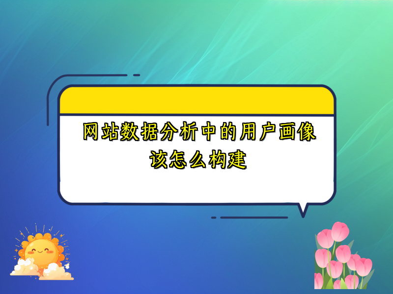 网站数据分析中的用户画像该怎么构建