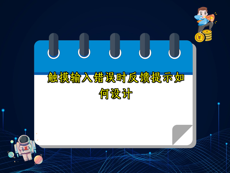 触摸输入错误时反馈提示如何设计