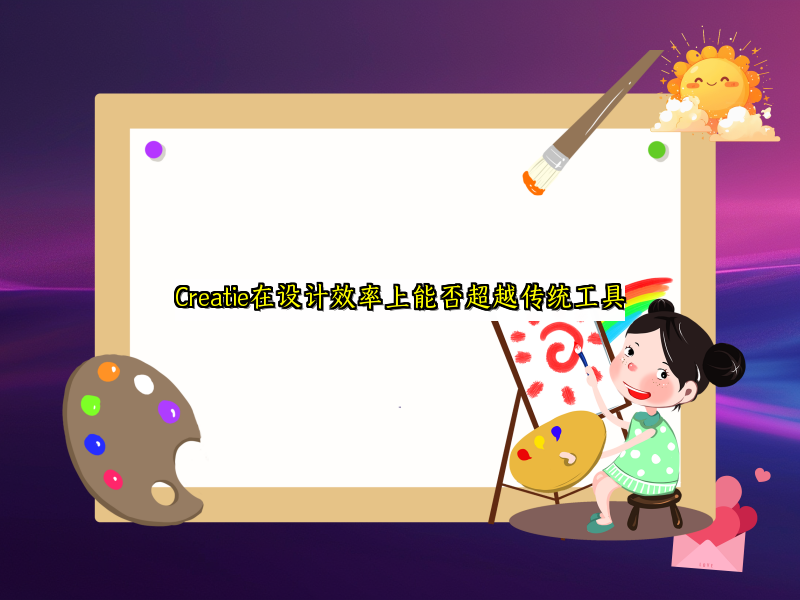 Creatie在设计效率上能否超越传统工具